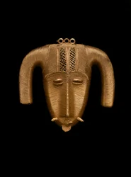 Rams Head Pendant, Elfenbenskusten, ca 1935 (gjutet guld)